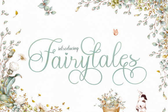Fairytales Script Font Poster 1