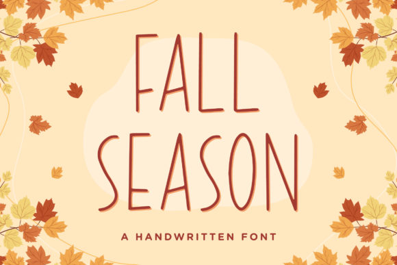 Fall Season Font Poster 1