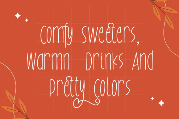 Fall Season Font Poster 5