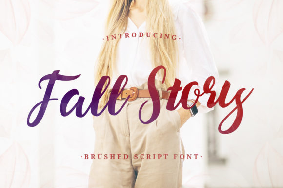 Fall Story Font Poster 1