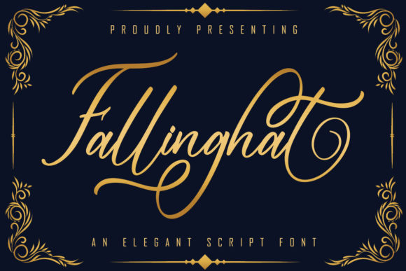 Fallinghat Font Poster 1