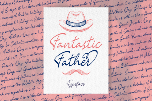 Fantastic Father Font Poster 1