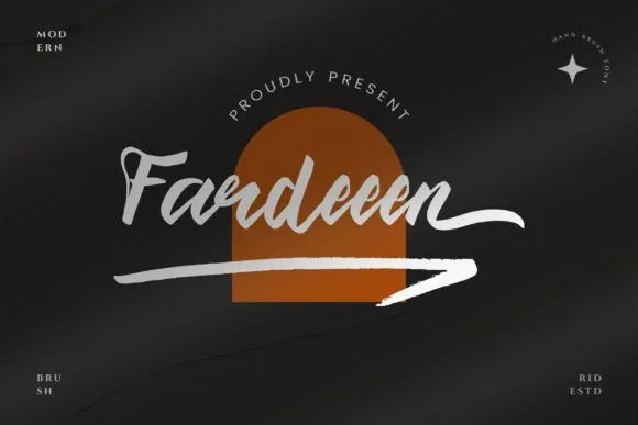 Fardeeen Font Fardeeen Font Poster 1