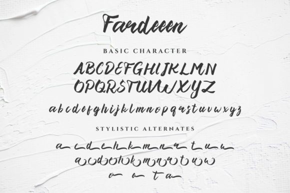 Fardeeen Font Poster 7