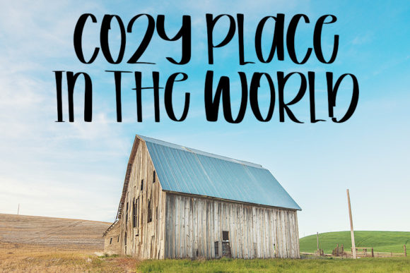 Farmhouse Font Poster 4