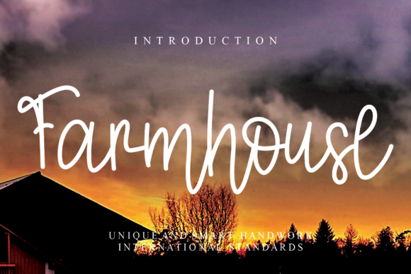 Farmhouse Font Farmhouse Font Poster 1