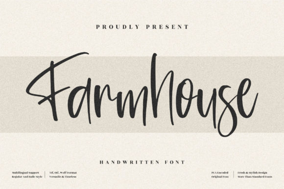 Farmhouse Font