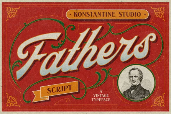 Fathers Font Fathers Font Poster 1