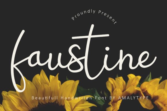 Faustine Font Poster 1