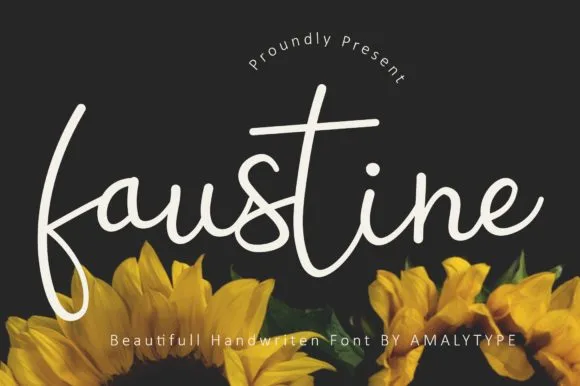 Faustine Font Faustine Font Poster 1