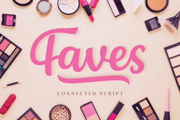 Faves Font Poster 1