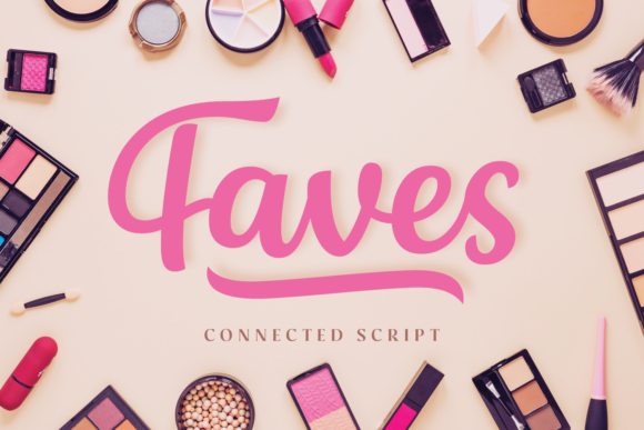 Faves Font Faves Font Poster 1