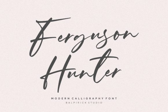 Ferguson Hunter Font Poster 1