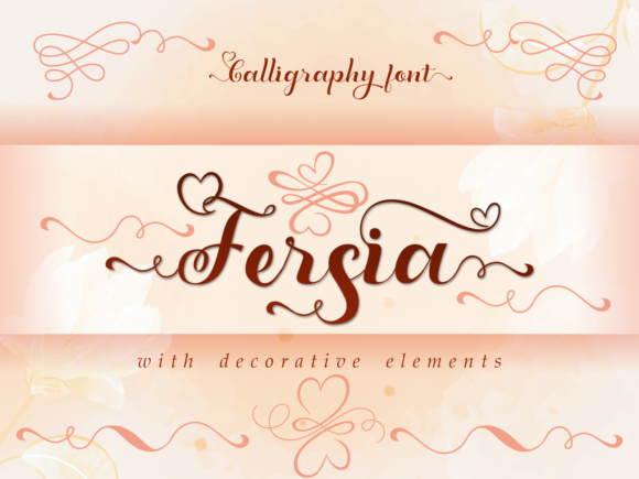 Fersia Font Fersia Font Poster 1