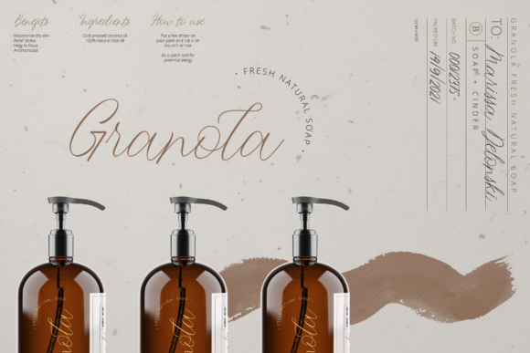 Festacio Del Mora Font Poster 8