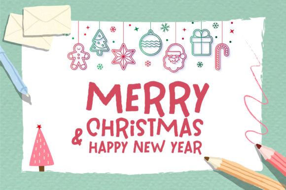Festive Description Font Poster 4