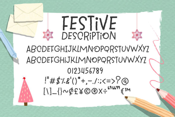 Festive Description Font Poster 7