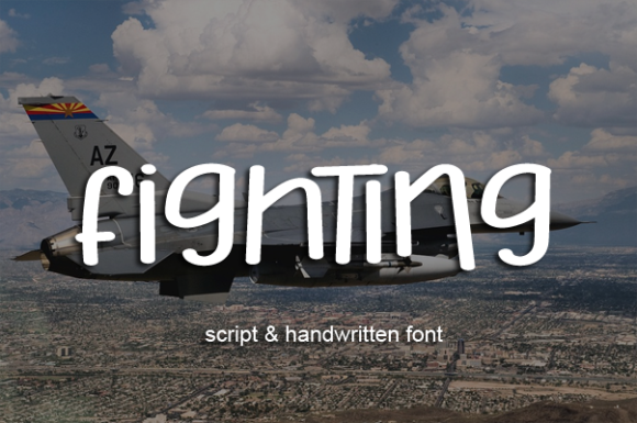 FighTing Font Poster 1