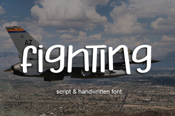 FighTing Font FighTing Font Poster 1