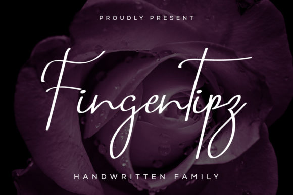Fingertipz Font Poster 1