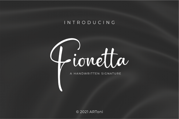 Fionetta Font Poster 1