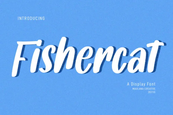 Fishercat Font Fishercat Font Poster 1