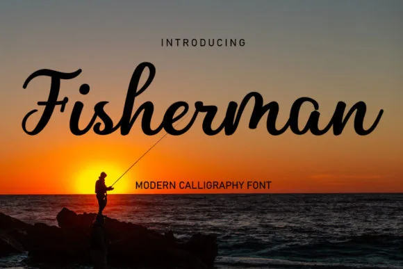 Fisherman Font Fisherman Font Poster 1