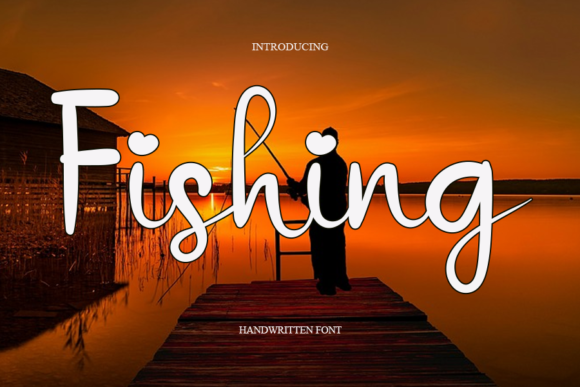 Fishing Font Poster 1