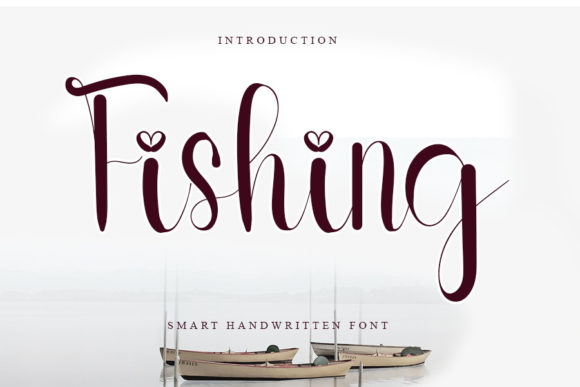 Fishing Font Poster 1