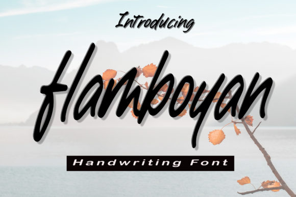 Flamboyan Font Poster 1