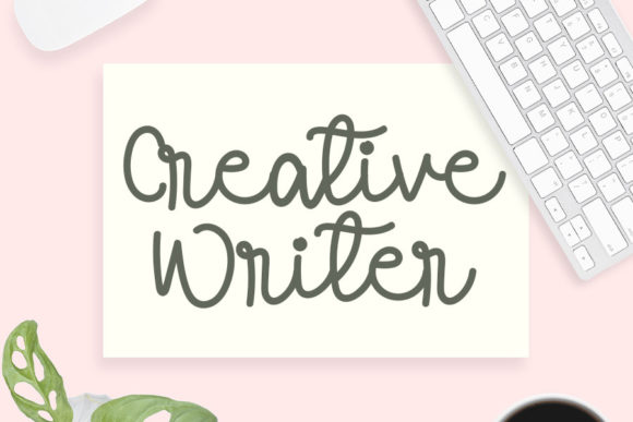 Floral Font Poster 3