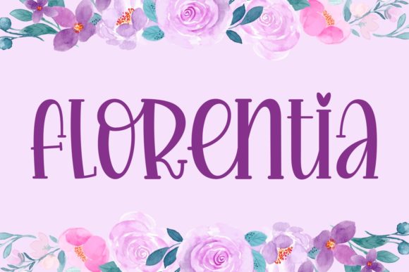 Florentia Font Poster 1