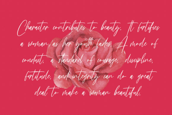 Florentroses Signature Font Poster 3
