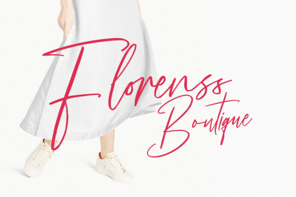 Florentroses Signature Font Poster 4