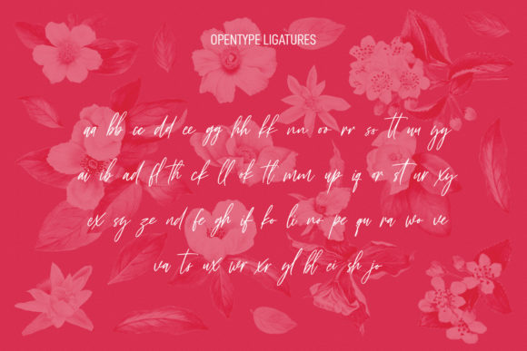 Florentroses Signature Font Poster 7