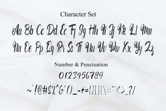 Flower Font Poster 5