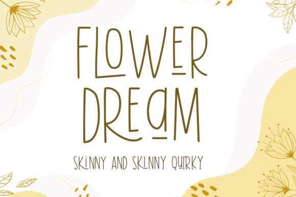 Flower Dream Font Poster 1