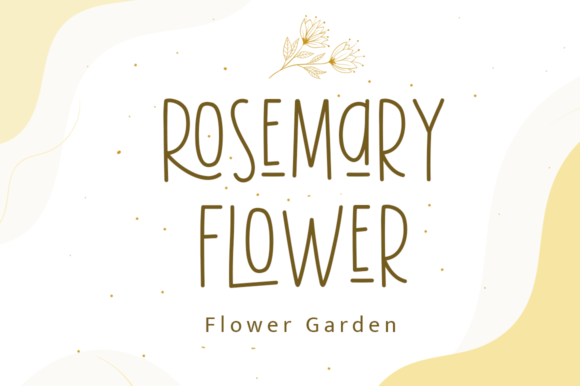 Flower Dream Font Poster 2