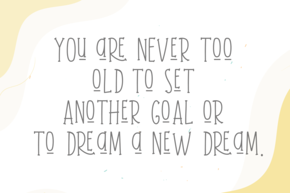 Flower Dream Font Poster 3