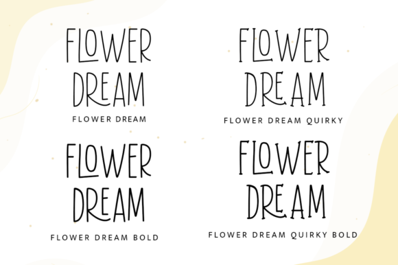 Flower Dream Font Poster 7