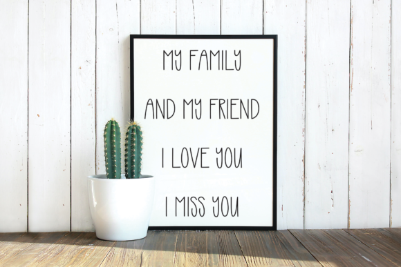Flower Vintage Font Poster 4