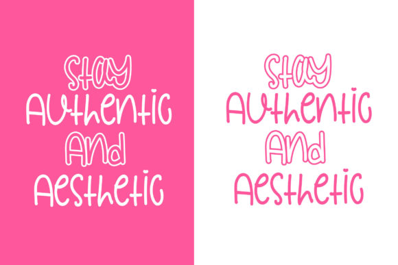 Follow Heart Font Poster 3
