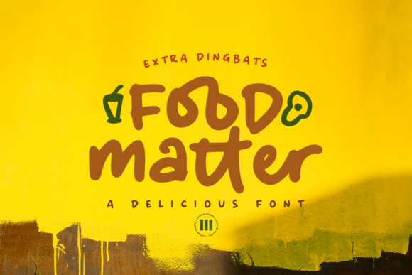 Food Matter Font Food Matter Font Poster 1