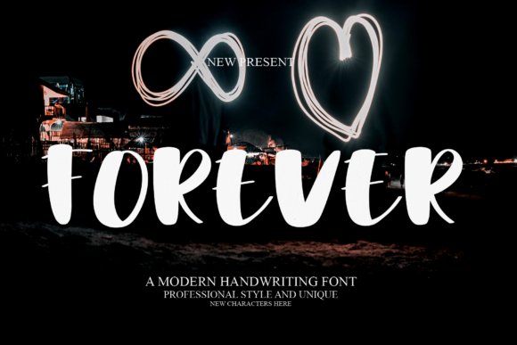 Forever Font Poster 1