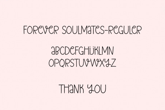 Forever Soulmates Font Poster 2