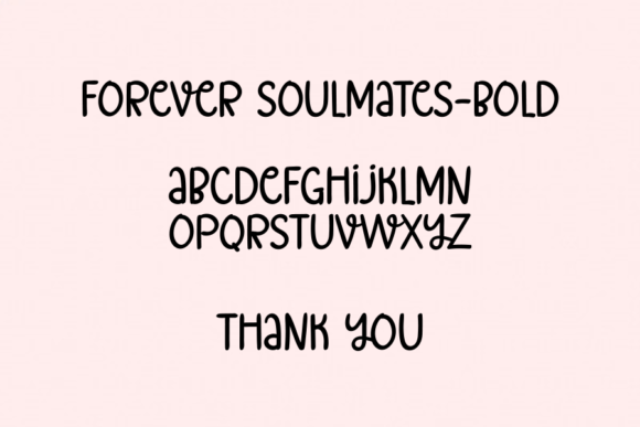 Forever Soulmates Font Poster 3