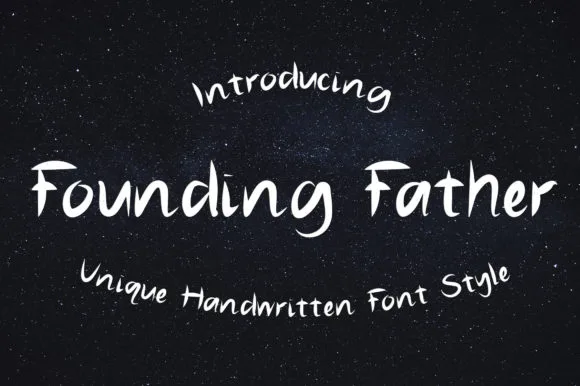 Founding Father Font Founding Father Font Poster 1
