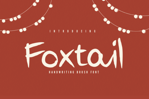 Foxtail Font Poster 1