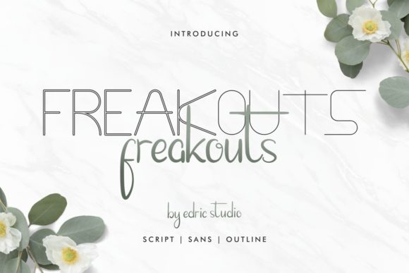 Freakouts Font Poster 1