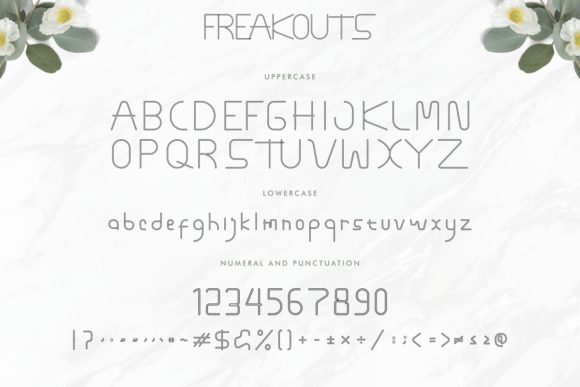Freakouts Font Poster 8
